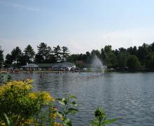 Lac Lafontaine camping beach