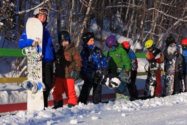 ski chantecler planche à neige école
